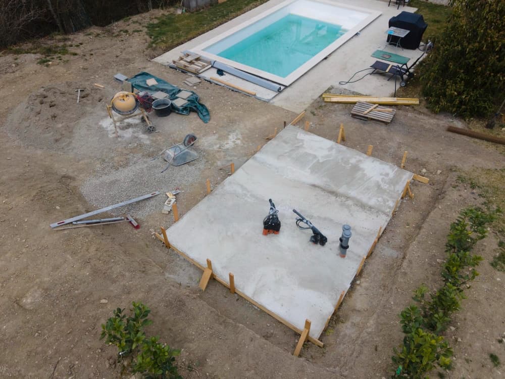 Pool demolition in Austin, TX